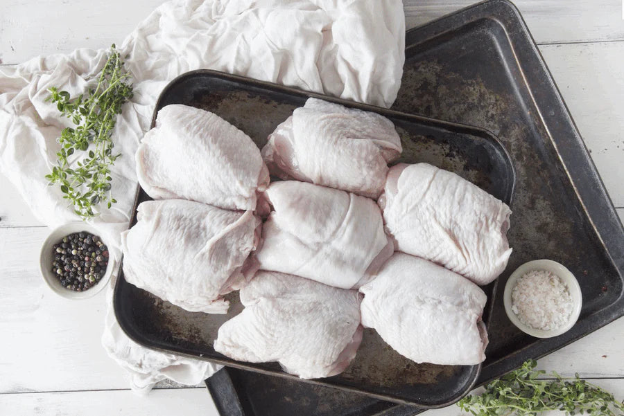 Cherry Tree Organics 1kg Chicken Thigh (on bone)