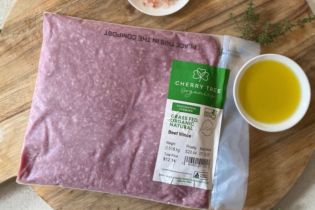 Cherry Tree Organics 500g Beef Mince